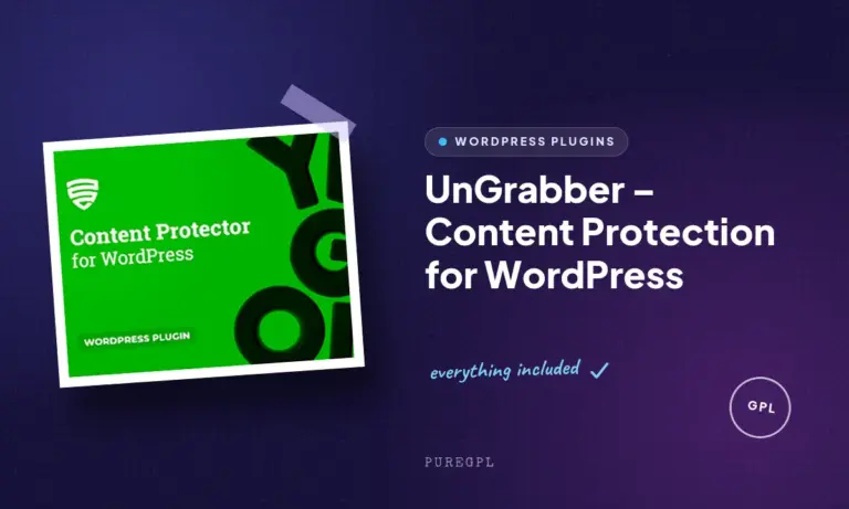 ungrabber content protection for wordpress