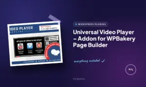 universal video player addon for wpbakery page builder