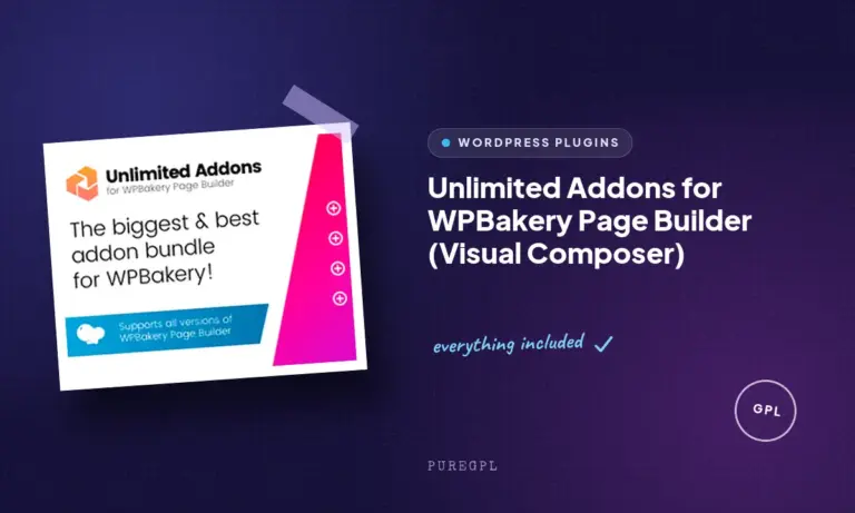 unlimited addons for wpbakery page builder visual composer