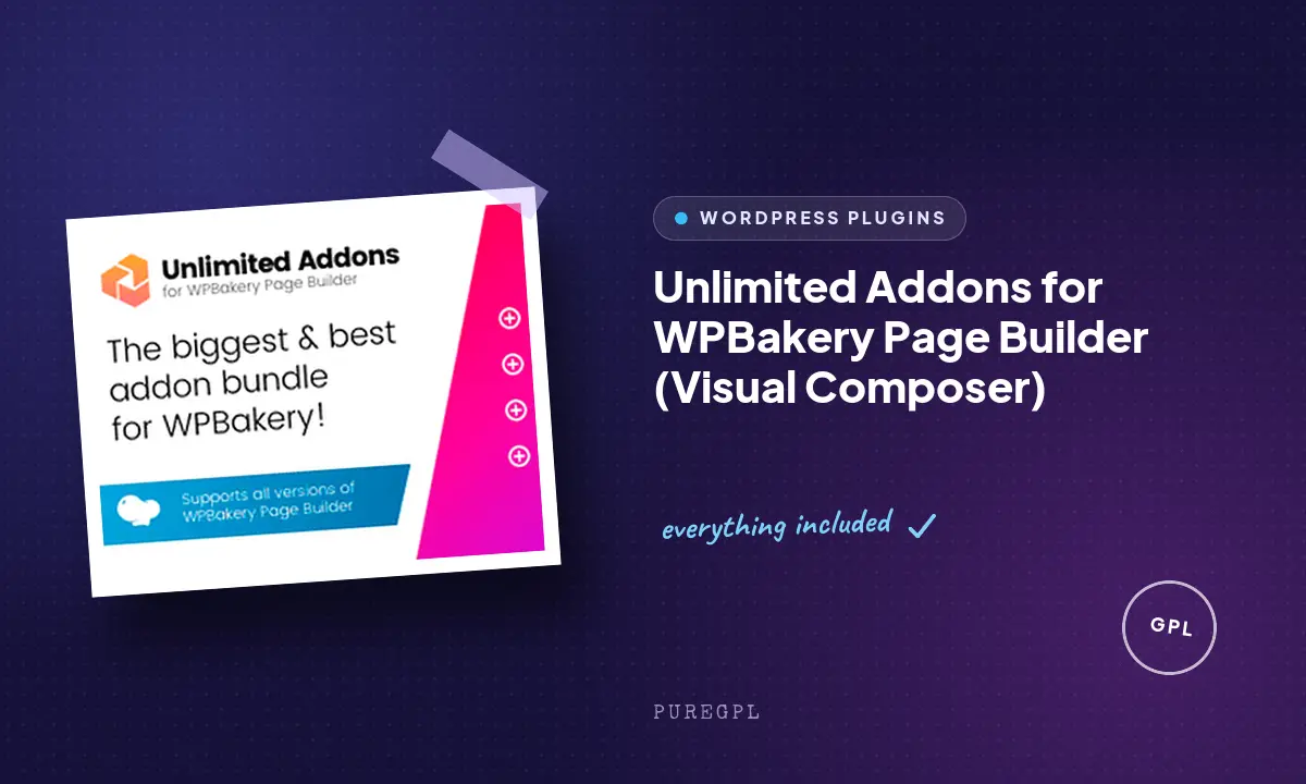 Unlimited Addons for WPBakery Page Builder (Visual Composer)