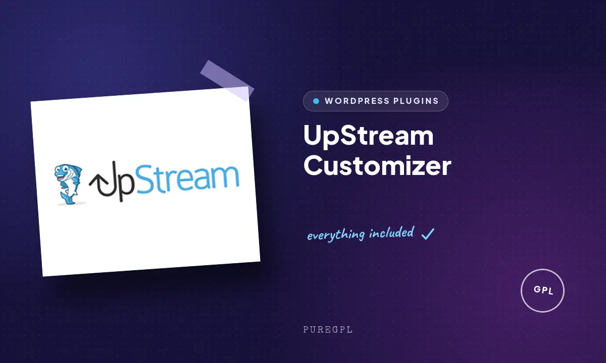 Upstream | Customizer