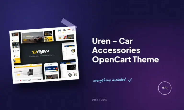 uren car accessories opencart theme