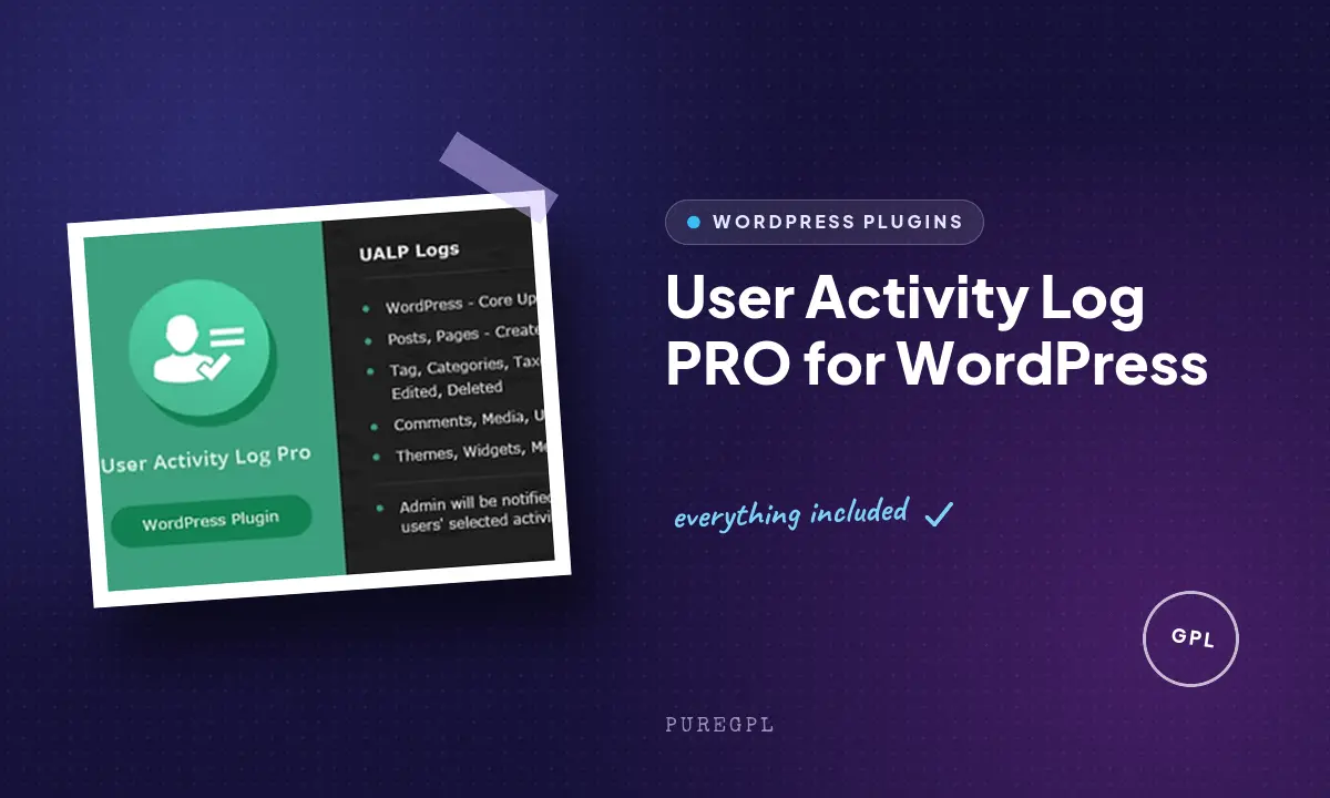 User Activity Log PRO for WordPress