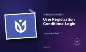 user registration conditional logic