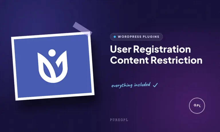 user registration content restriction