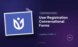 user registration conversational forms