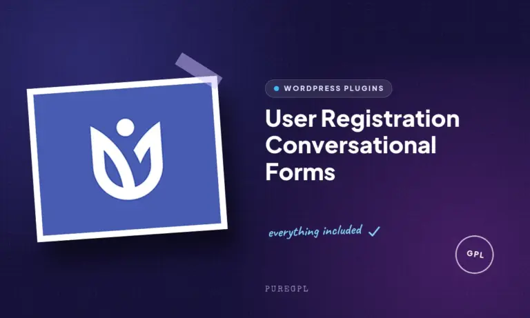user registration conversational forms