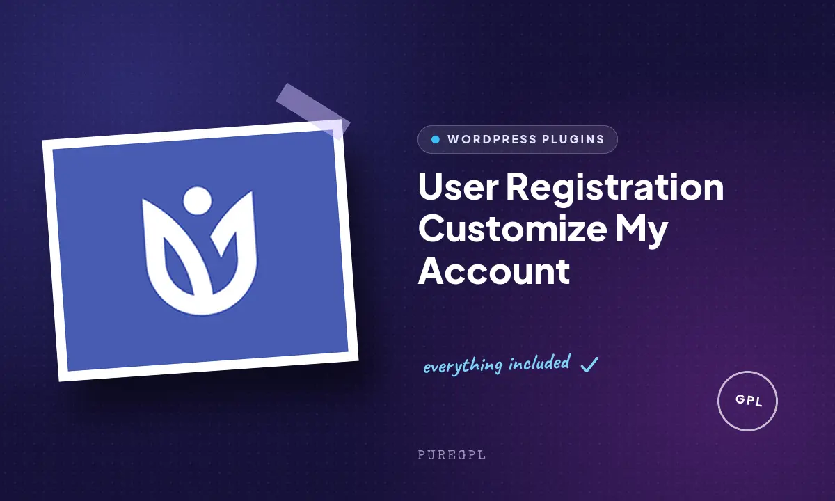 User registration | Customize My Account