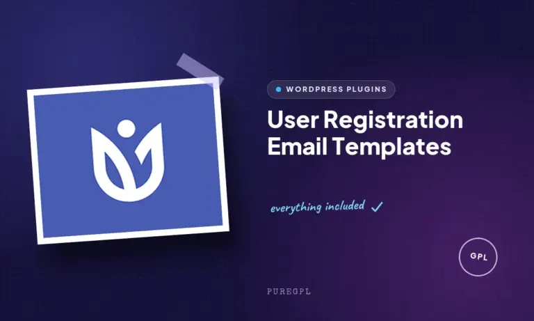 user registration email templates