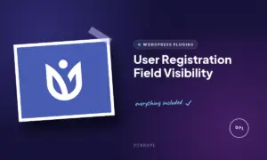 user registration field visibility