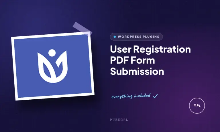user registration pdf form submission