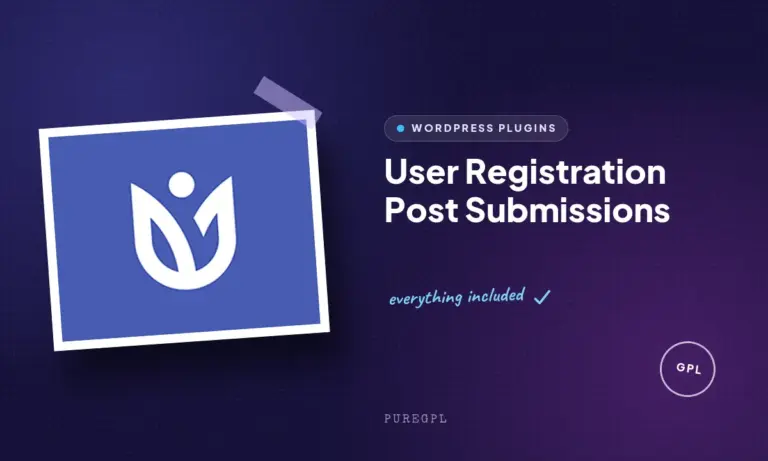 user registration post submissions