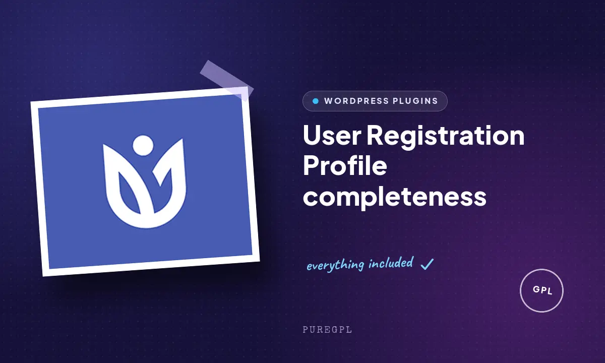 User registration | Profile completeness