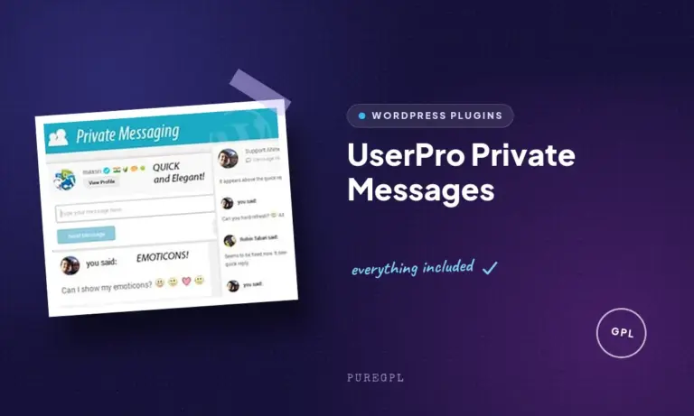 userpro private messages