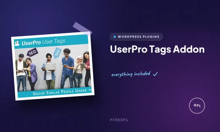 userpro tags addon