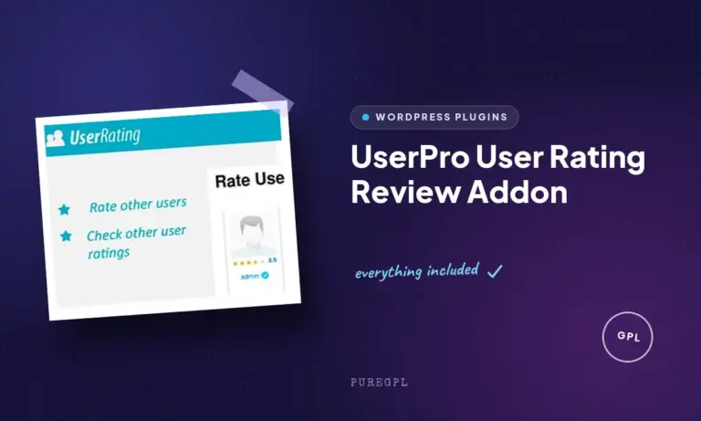 userpro user rating review addon