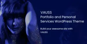 VAUSS – portfolio and Personal Services WordPress Theme