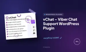 vchat viber chat support wordpress plugin