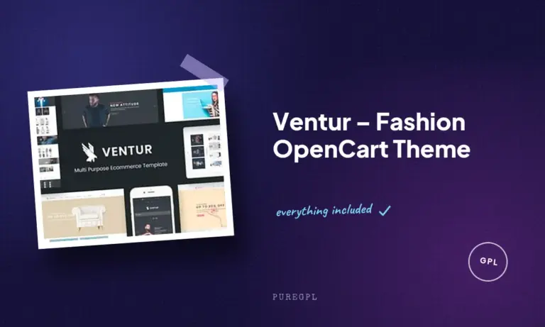 ventur fashion opencart theme