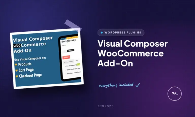 visual composer woocommerce add on