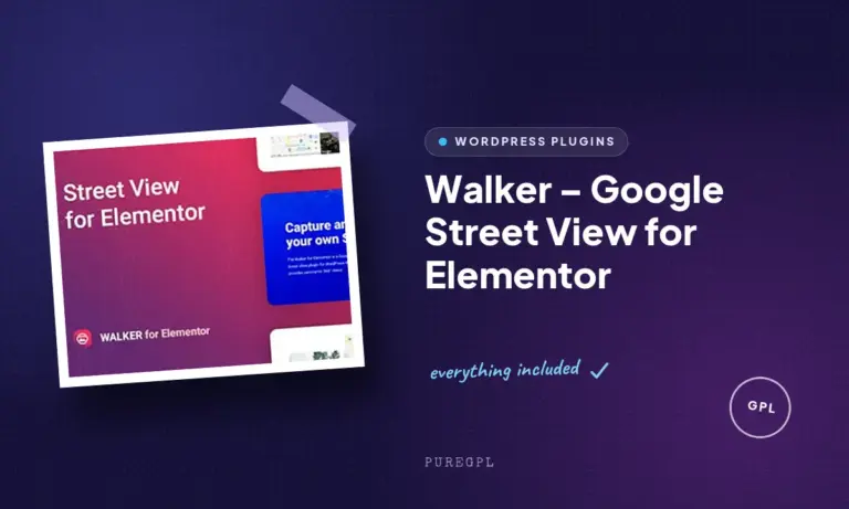 walker google street view for elementor