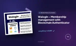 walogin membership management with blockchain authenticator