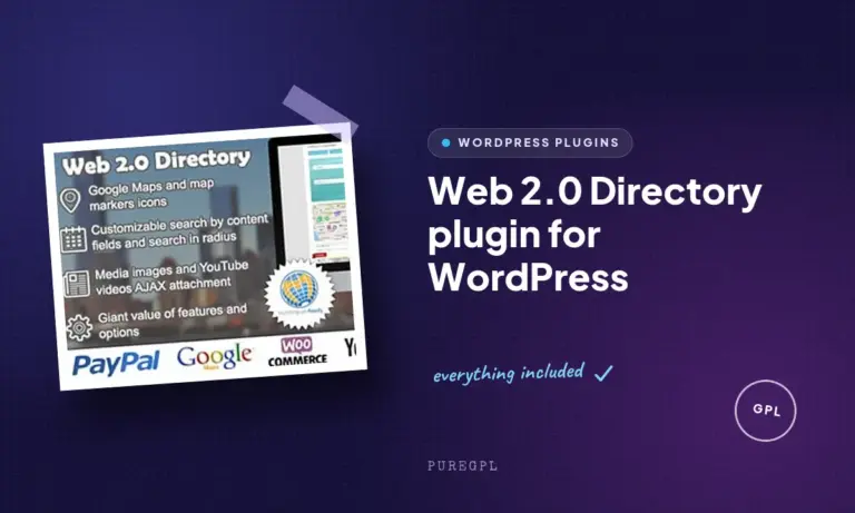 web 2 0 directory plugin for wordpress