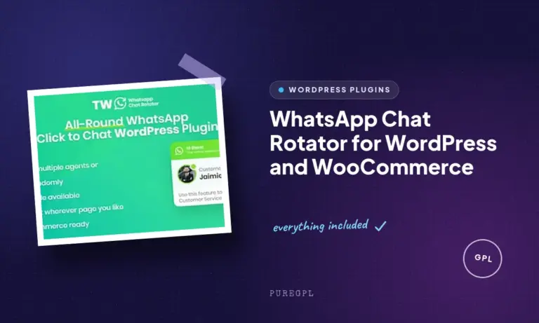 whatsapp chat rotator for wordpress and woocommerce