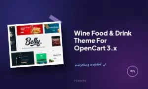 wine food drink theme for opencart 3 x