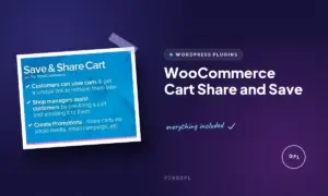woocommerce cart share and save