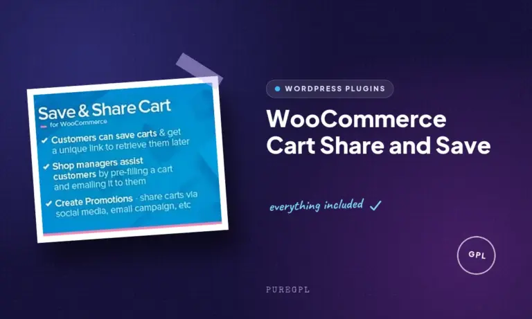 woocommerce cart share and save