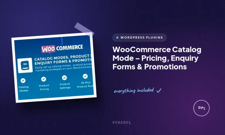 woocommerce catalog mode pricing enquiry forms promotions