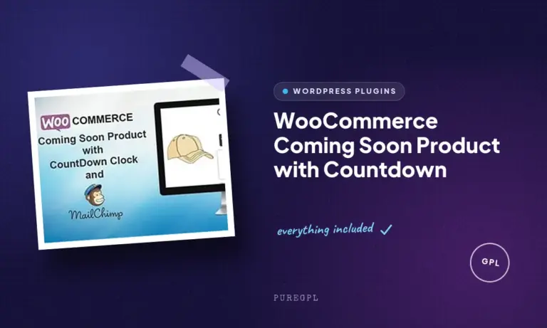 woocommerce coming soon product with countdown