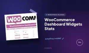 woocommerce dashboard widgets stats