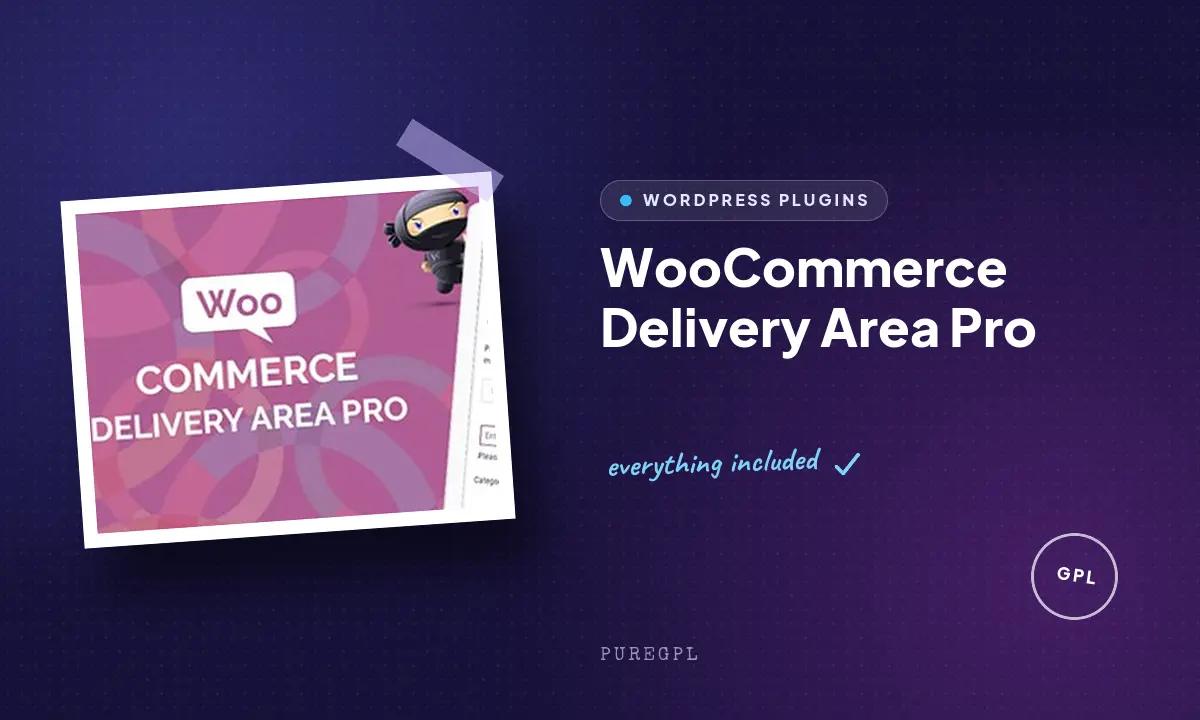 WooCommerce Delivery Area Pro
