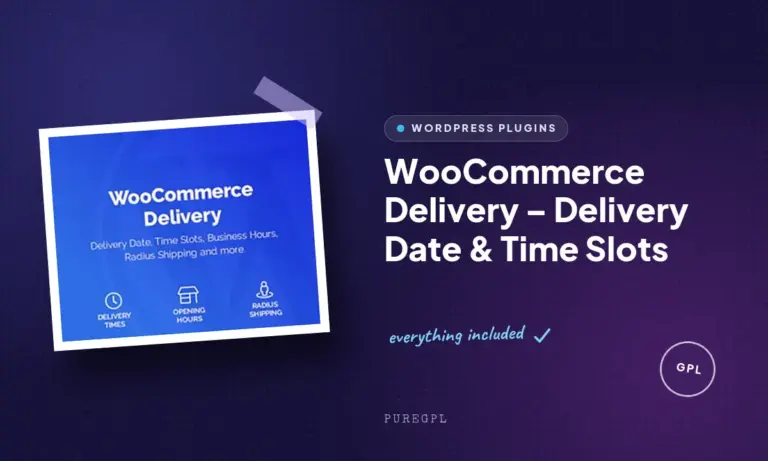 woocommerce delivery delivery date time slots