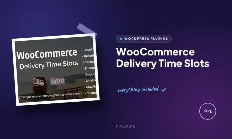 woocommerce delivery time slots