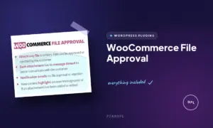 woocommerce file approval