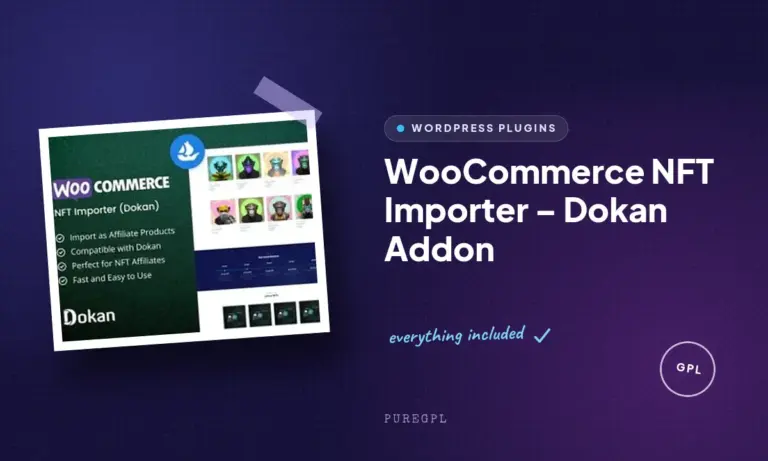 woocommerce nft importer dokan addon