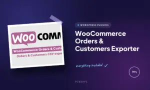 woocommerce orders customers exporter