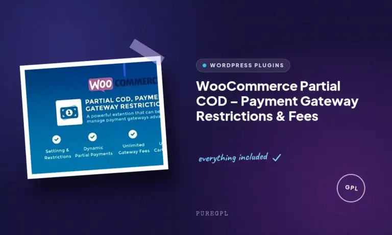 woocommerce partial cod payment gateway restrictions fees