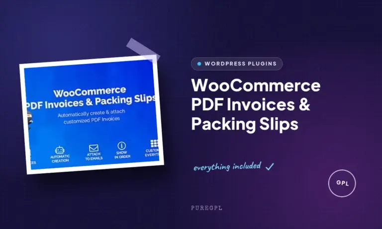 woocommerce pdf invoices packing slips