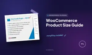 woocommerce product size guide