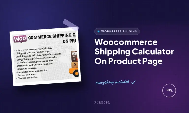 woocommerce shipping calculator on product page