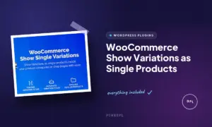 woocommerce show variations as single products