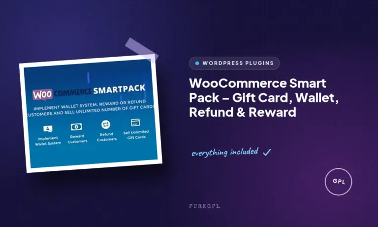 woocommerce smart pack gift card wallet refund reward