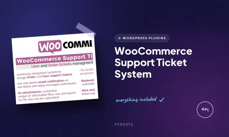 woocommerce support ticket system