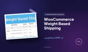 woocommerce weight based shipping