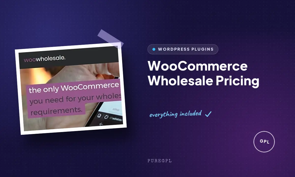 WooCommerce Wholesale Pricing