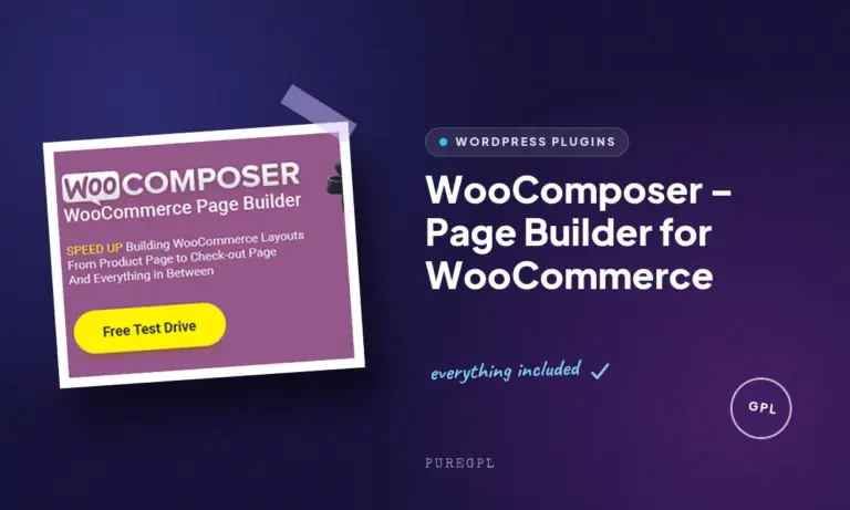 woocomposer page builder for woocommerce